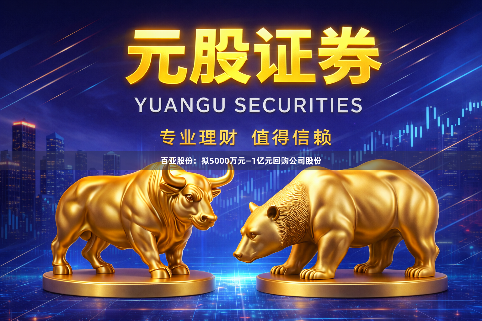 百亚股份：拟5000万元—1亿元回购公司股份
